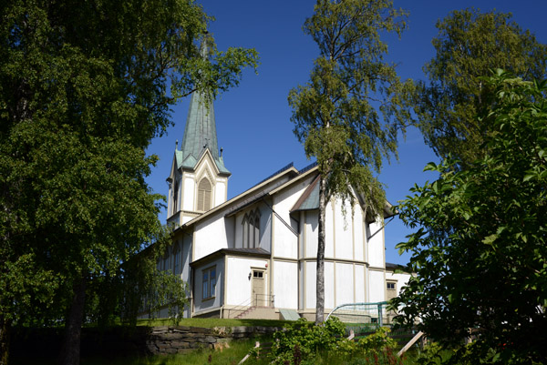 Lillesand kirke, 1889