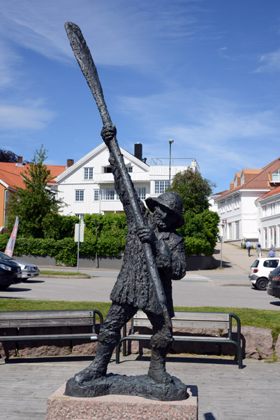 2007 sculpture of Terje Vigen, blockade runner during the Napoleonic Wars