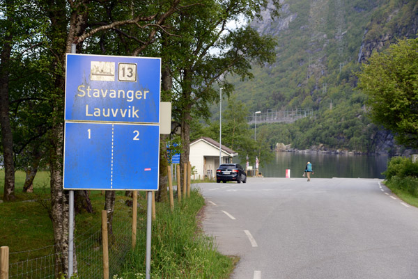 Ferry landing at the end of the road, Lysebotn