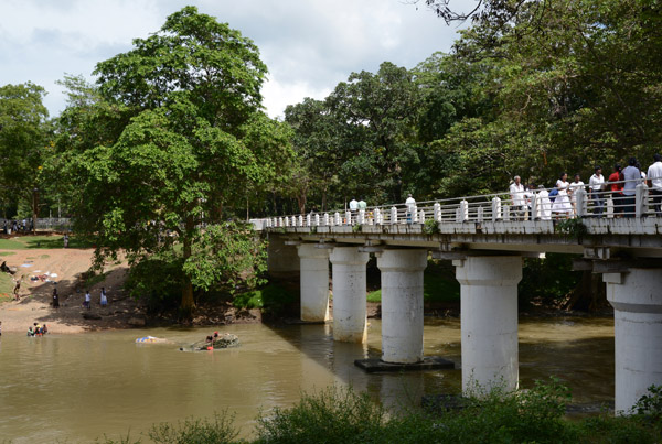 Bridge over the sacred Menik Ganga River