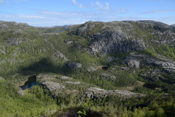 View from the Preikestolen Trail