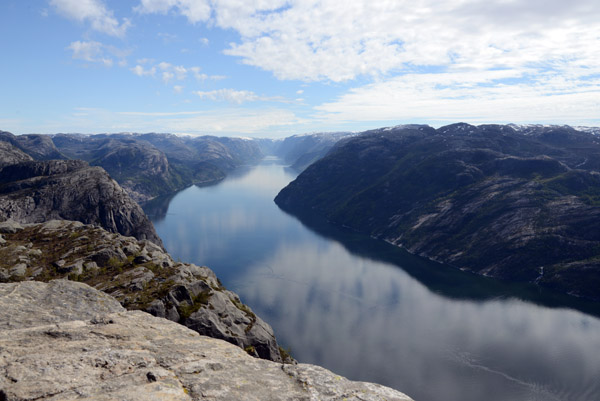 Lysefjord from Pulpit Rock