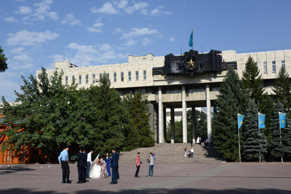Gate on the eastern side of Panfilov Park