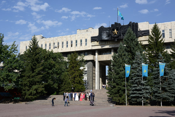 Gate on the eastern side of Panfilov Park