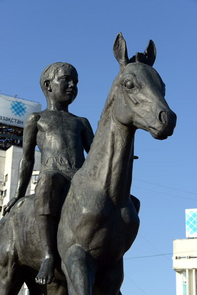 Boy on a horse, Republic Square