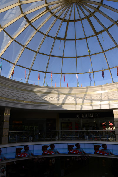 Inside the Almaty shopping center, Republic Square
