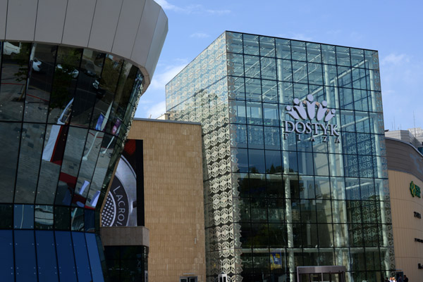 Dostyk Plaza, a new Dubai-style shopping mall in Almaty's new Al Farabi District