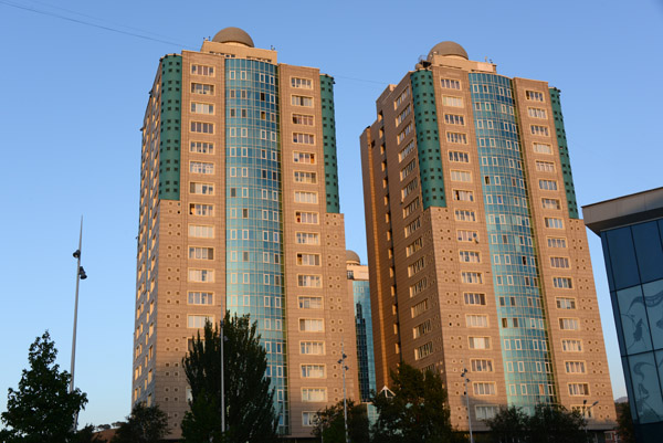 New residential construction, Almaty