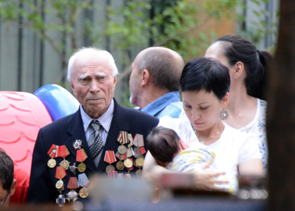 Highly decorated man from the Soviet era, Almaty