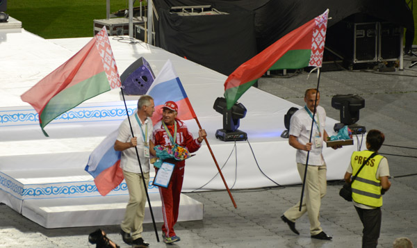 The top three from Russia and Belarus