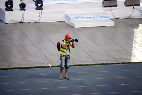 Event photographer at work