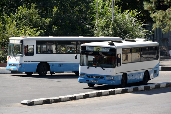 Almaty City Bus Route 95 gives easy access to Kok-Tobe