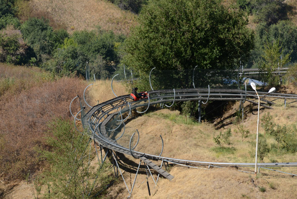 The Fast Coaster slide at Kok-Tobe