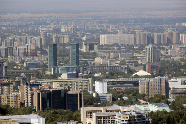 Rahat Towers, the Almaty Circus and Fanstasy Land