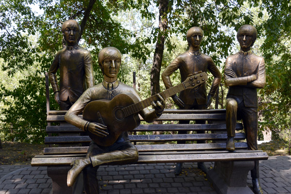 Beatles Monument, Kok-tobe, Almaty Kazakhstan