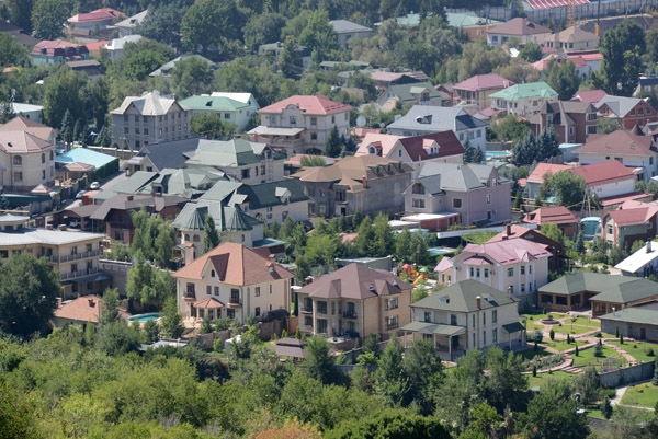 Upscale private residences at the base of Kok-tobe, Almaty