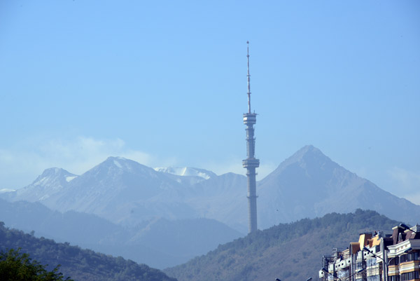 The Almaty TV Tower on Kok-tobe