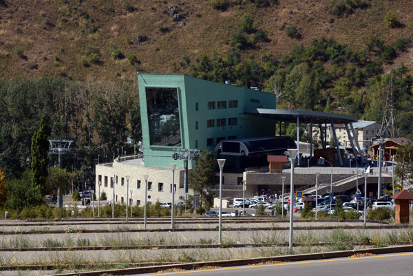 Cable Car base station at Medeu