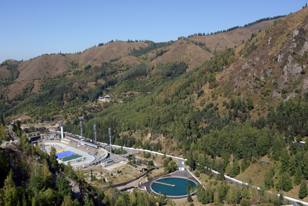 Medeu from the cable car