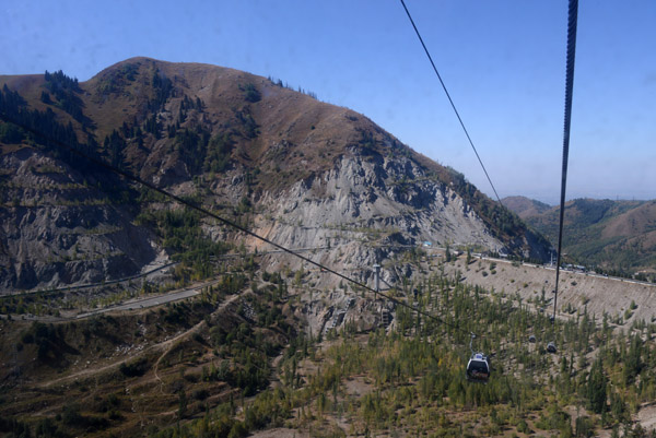 The dam protected the valley below from a dangerous mudflow in 1973