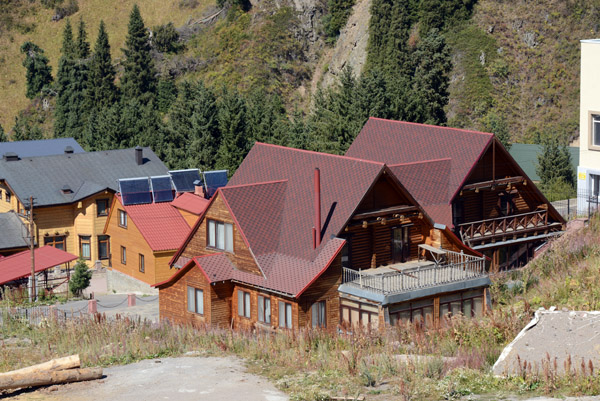 Chalets at the Shymbulak mountain resort village