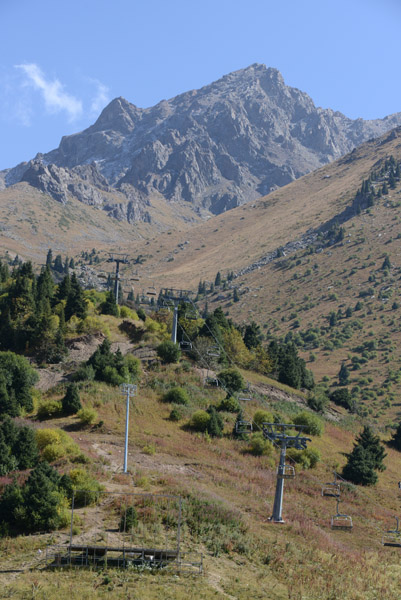 Shymbulak Ski Resort, late summer