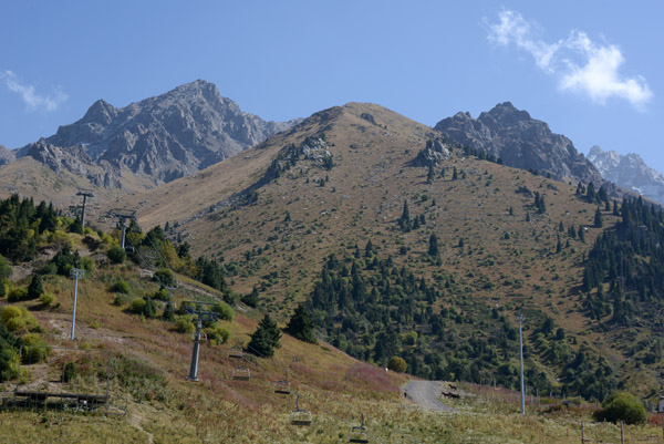 Shymbulak Ski Resort, late summer