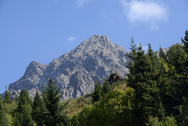 Summer in the mountains of Shymbulak