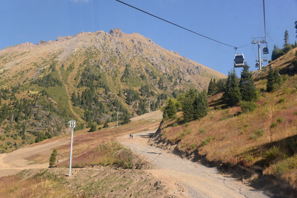 Cable car to the top of Shymbulak