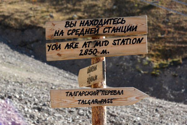 Mid Station at Shymbulak Ski Resort