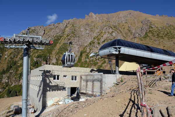 Mid Station at Shymbulak Ski Resort