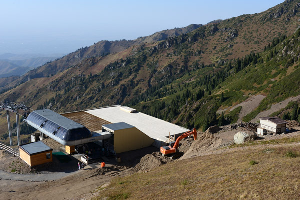 Upper cable car station of Kombi 2, Shymbulak