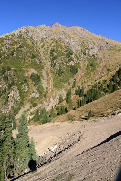 Ski piste waiting for snow