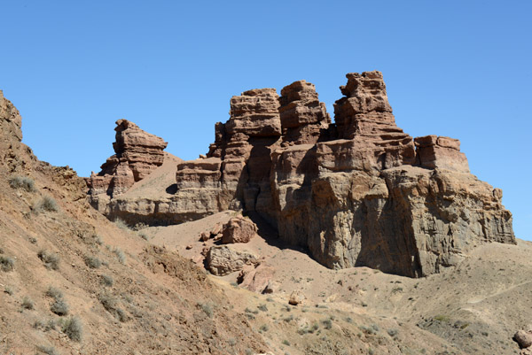 Rock formations, Sharyn Canyon