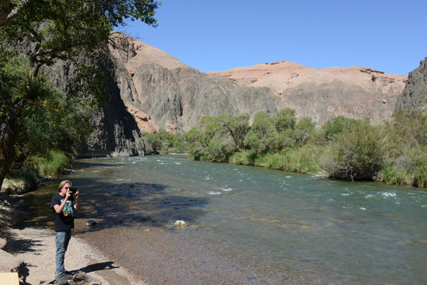 Sharyn River as it flows through the canyon