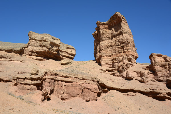 Rock formations, Sharyn Canyon