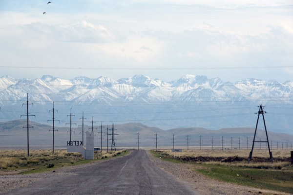 A362, the road south from Kegen to Kyrgyzstan