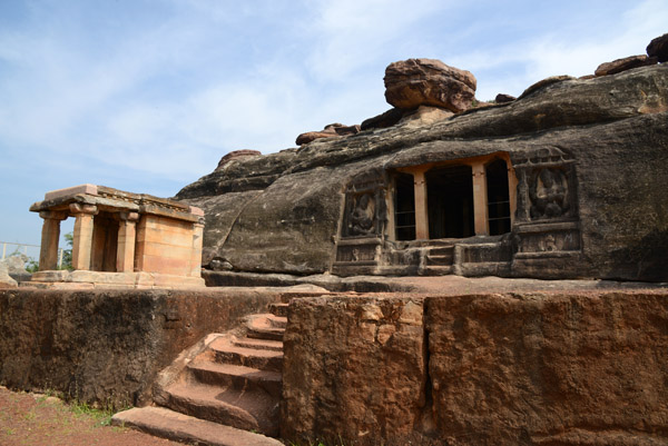Late 6th C. AD rock-cut temple from the early Chalukya period