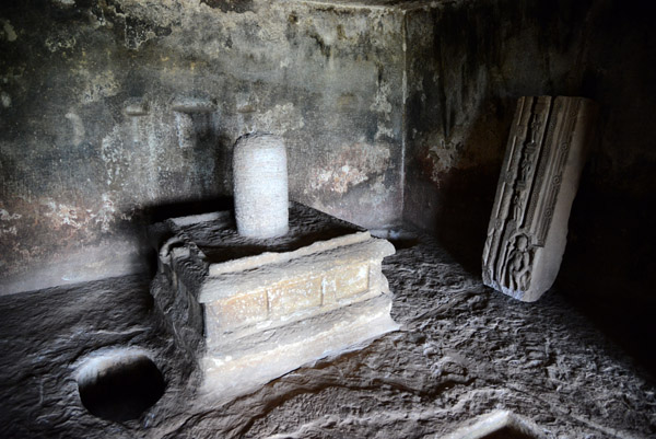 The Linga, an abstract representation of Shiva