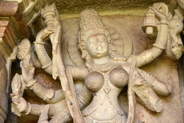 Detail of Durga from the Durga Temple of Aihole