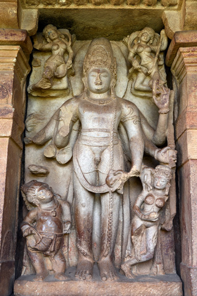 Harihara, a fused representation of Shiva and Vishnu as the supreme god