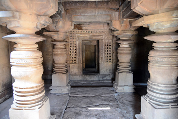 Interior of one of the manu temples in the central zone
