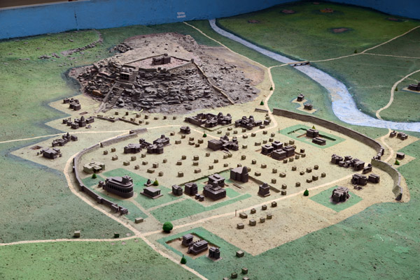 Model of the monuments of Ancient Aihole at the Archaeological Museum