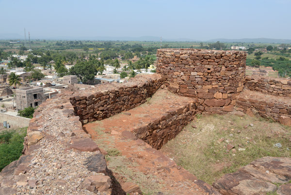 Corner tower, Meguti Hill, Aihole