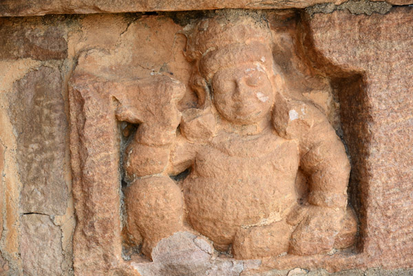 Exterior carving, Jain Temple, Meguti Hill, Aihole
