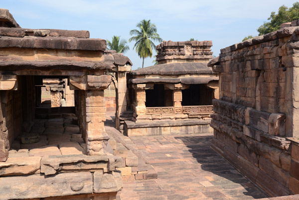Four temples of the Konti Gudi Complex, Aihole