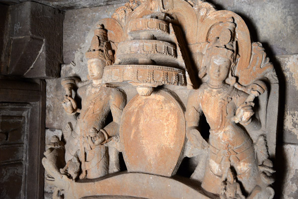 The seated Jain figure has been moved to the Archaeological Museum