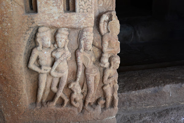 Carving of the Hucchimalligudi Temple, Aihole