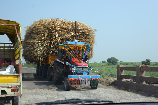 The wide variety of traffic on the roads is one of the many challenges to driving in India