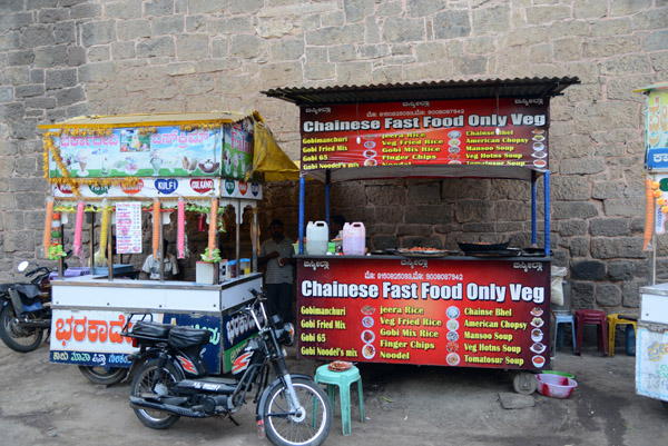 Fast food stalls, Bijapur